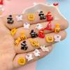 50Pcs New Cute Resin Cartoon Mini Halloween Collection Flat Back Parts Embellishments For Hair Bows Accessories