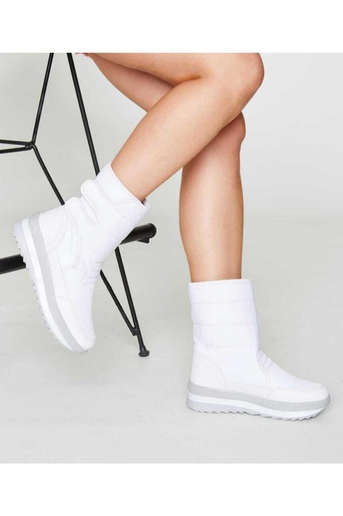 Women Modern Stylish Fashion Boots New Season Fleece Parachute Fabric Winter Snow Boots