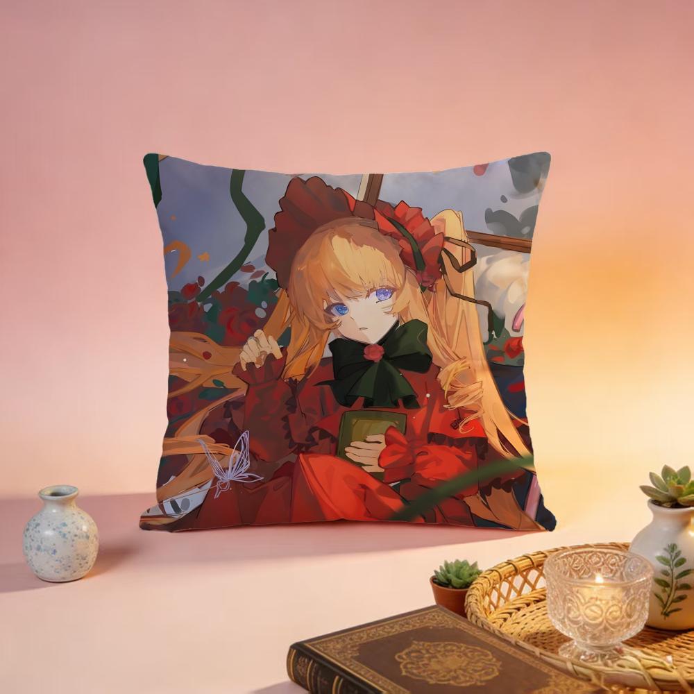 Hot RRozen Maidenful Cushion Cover Premium SkinFriendly Pillow Case MultiPurpose for Home Office Travel