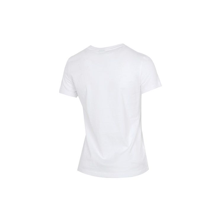 Puma Running Training Casual Round Neck Short Sleeve T-Shirt Women tops White 532282-52