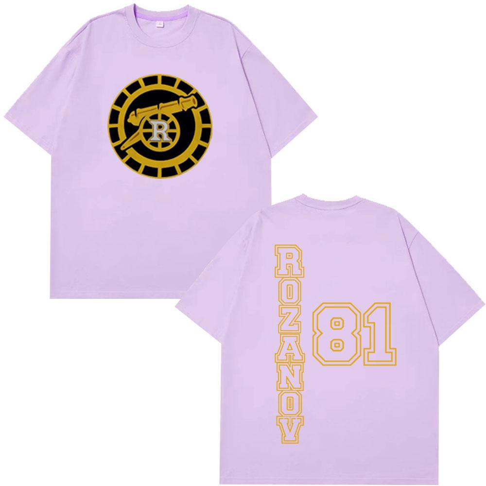 

Heated Rivalry Ilya Rozanov 81 Boston Raiders Merch Tshirt Men Women Fashion T Shirt Shortsleeved 100 Cotton Comfort Tshirts 3XL