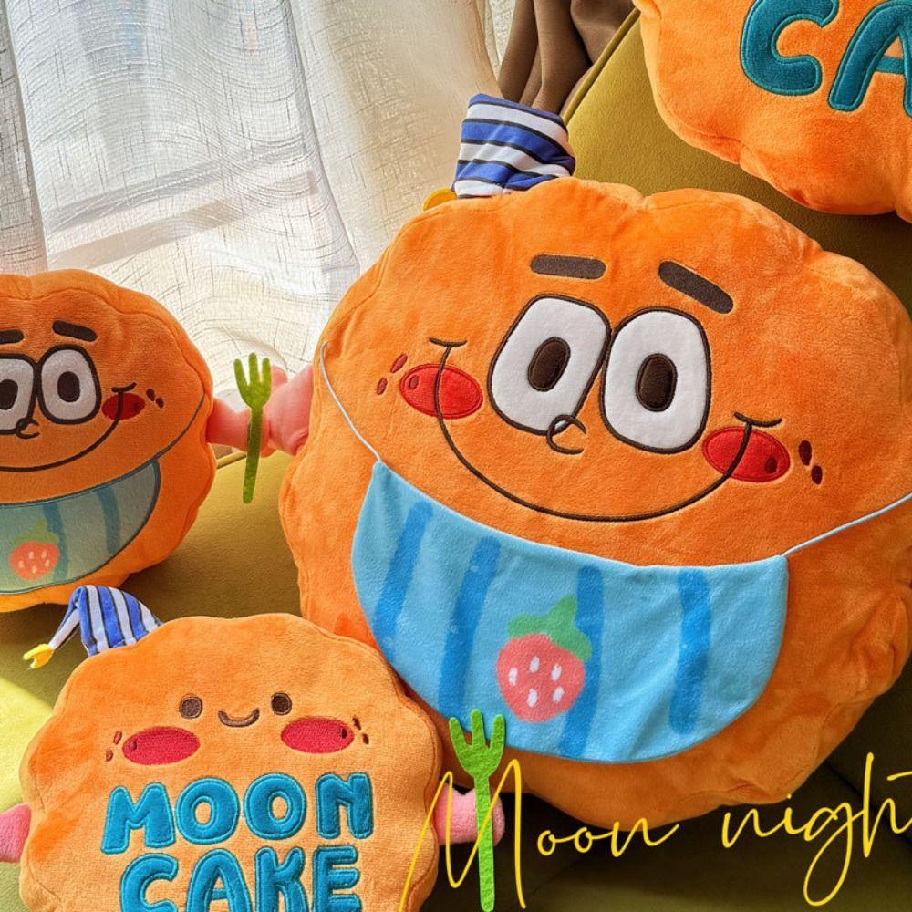 Mid-autumn Festival Mooncake Cushion Plush Toys Fluffy Moon Cake Stuffed Toy  Party Supplies