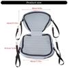 Adjustable Strap Canoes Backrest Seat Replacement Universals Paddle Board Seat for Canoeing Fishing Rafting Surfboard
