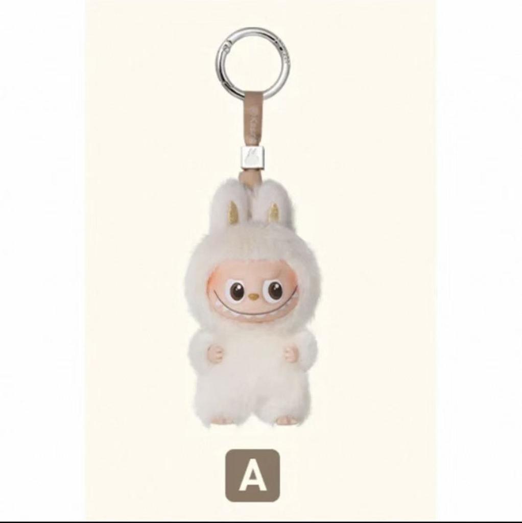 Cute Labubu New 4th Gen Mini Vinyl - Face Plush Blind Box: Ideal Backpack Accessory, Keychain & Christmas Gift, Also a Fun Children's Hand Puppet Toy