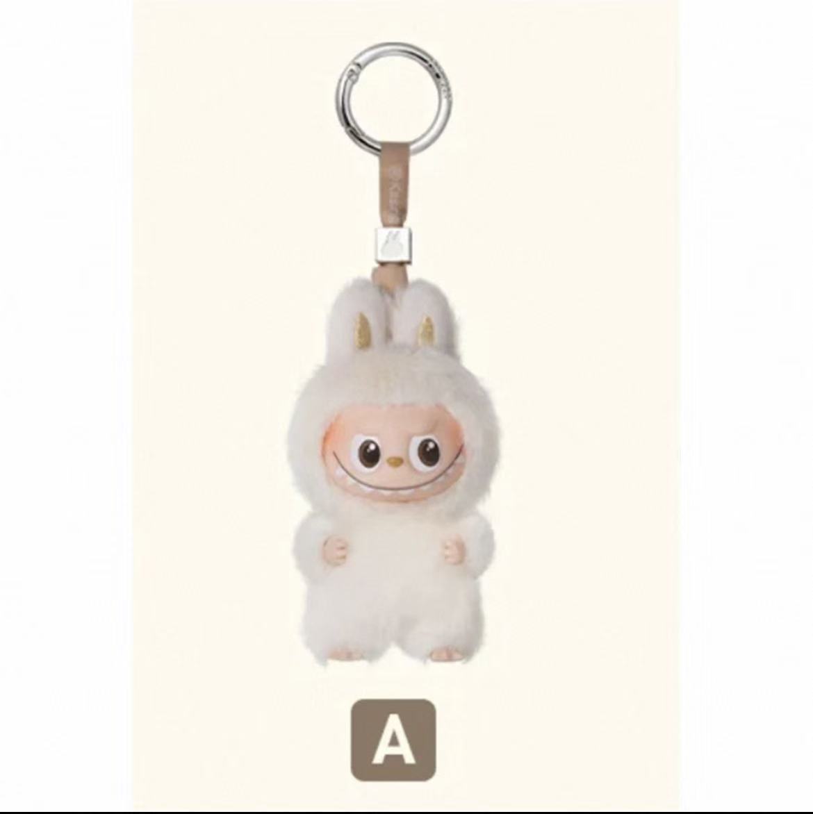 

Лабубу Новое 4-е поколение Мини-издание Виниловое лицо Плюшевая кукла Блайнд бокс Аксессуар для рюкзака Брелок Рождественский подарок Детская ручная кукла Игрушка A -H:10cm