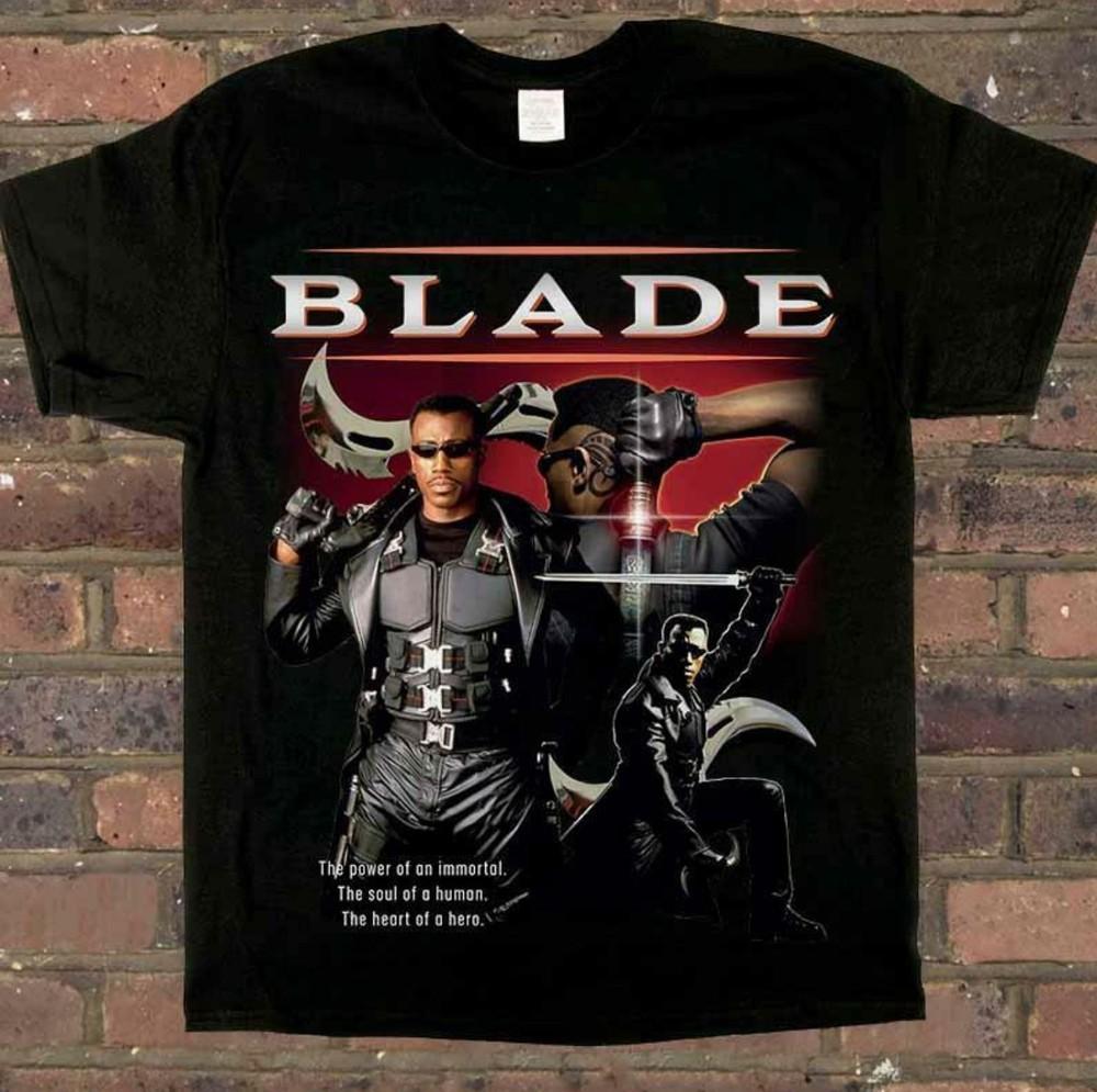 Футболка Blade Черная Футболка из фильма Runner Мужской размер Классическая футболка BLADE Унисекс Футболка XXL