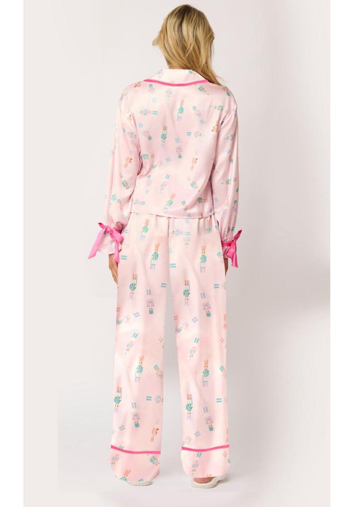 2024 New Women's European & American Print Pajama Suit