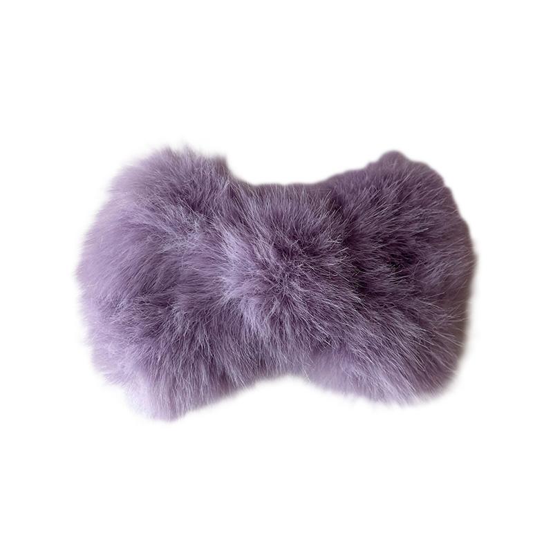 

1 шт. головной убор женский зимний милый плюшевый бант заколка для волос заколки-крабы боковая челка клип