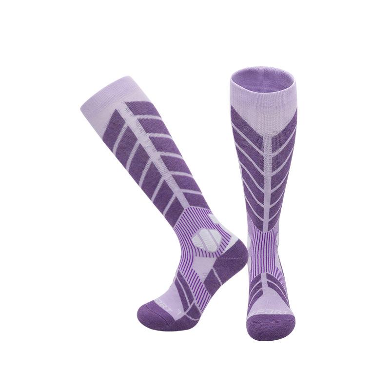 Merino Wool Ski Socks - Warm, Anti-Slip Snow Socks for Autumn and Winter Outdoor Sports