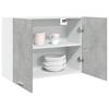 Vidaxl Wall Cabinet, Concrete Grey, 80X31X60 Cm, Particleboard
