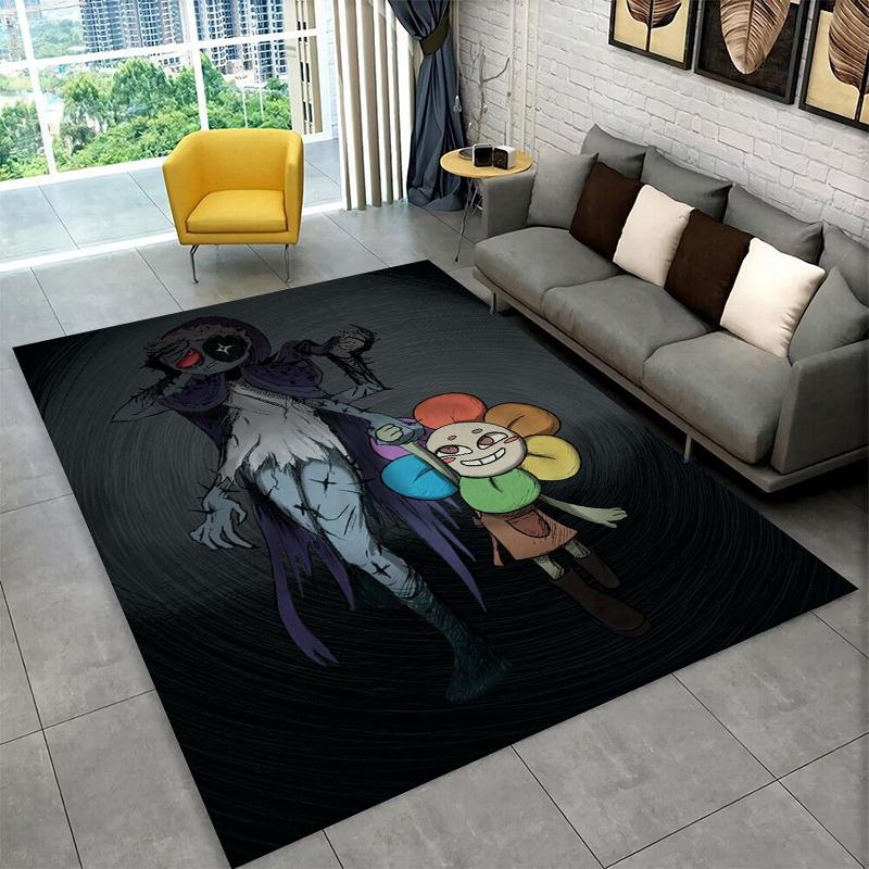 Game Dandy World Cartoon Non-Slip Area Rug for Living Room,Bedroom,Playroom,Soft Carpet Floor Mat Home Decor Rug Kids Room
