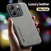 Funda For Xiaomi Redmi Note 14 5G Case Car Magnetic Holder Leather Back Cover For Redmy Note14 5G Soft Silicone Shockproof Coque