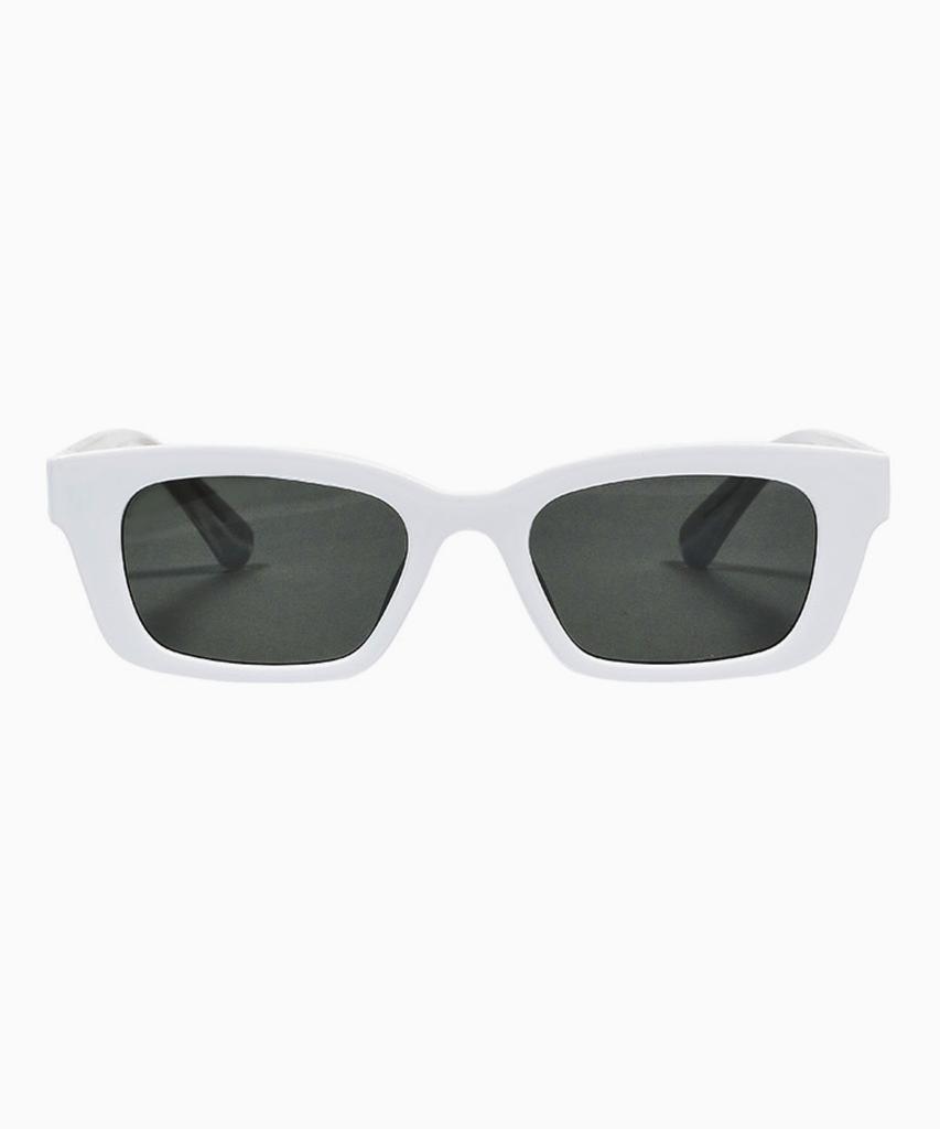 Hangeul Square Sunglasses White