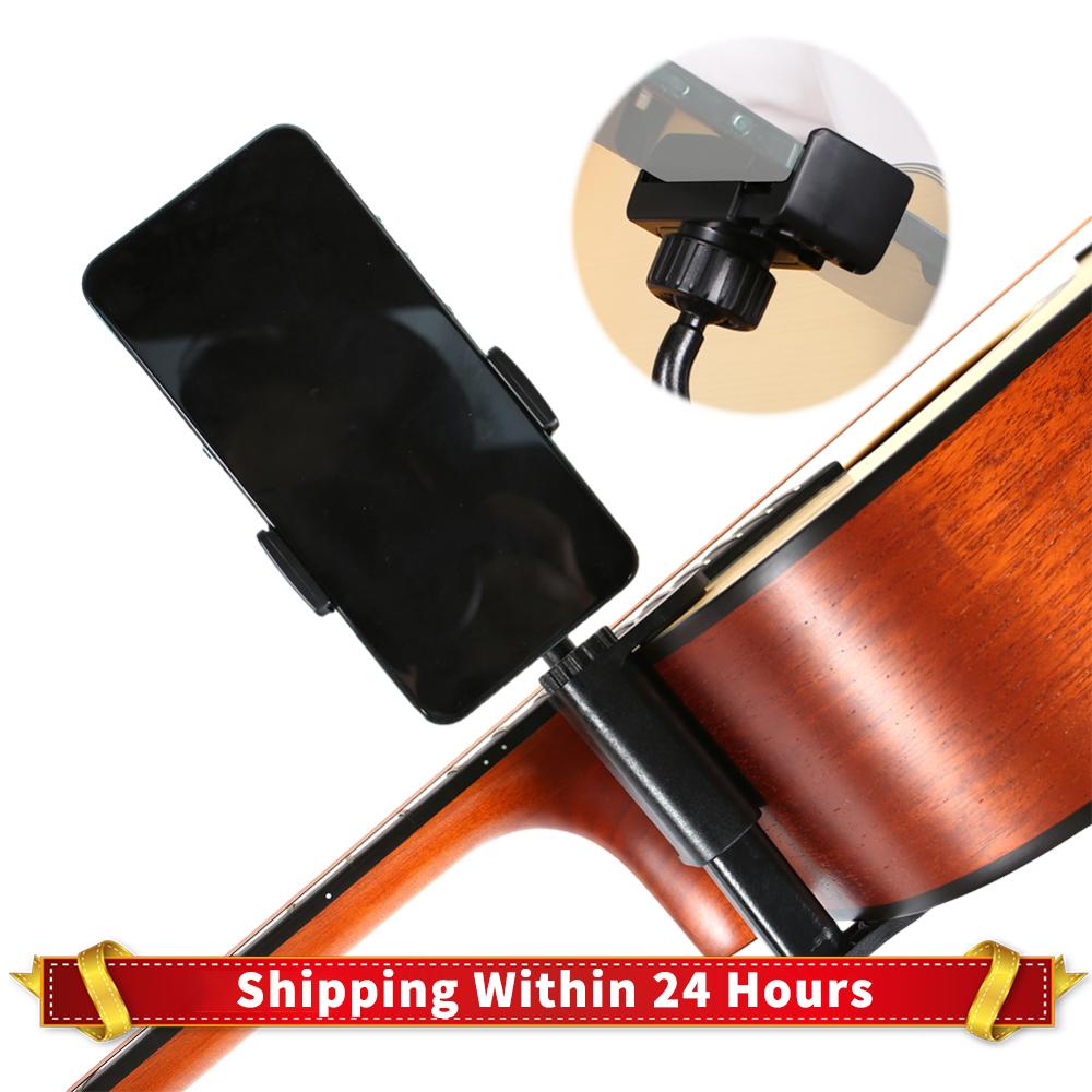 Gitarren-Handyhalter Freihändig Verstellbare Handyhalterung Mehrzweck Dicke Gitarren-Handyhalterung Für Digitale Noten