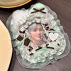 New Pink Bow Card Holder Lace Photo Protector Case with Ribbon Anime Photocard Holder