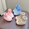 Unisex Baby Non-Slip Shoes: Soft Sole Cotton Walking Shoes for 6-12 Months