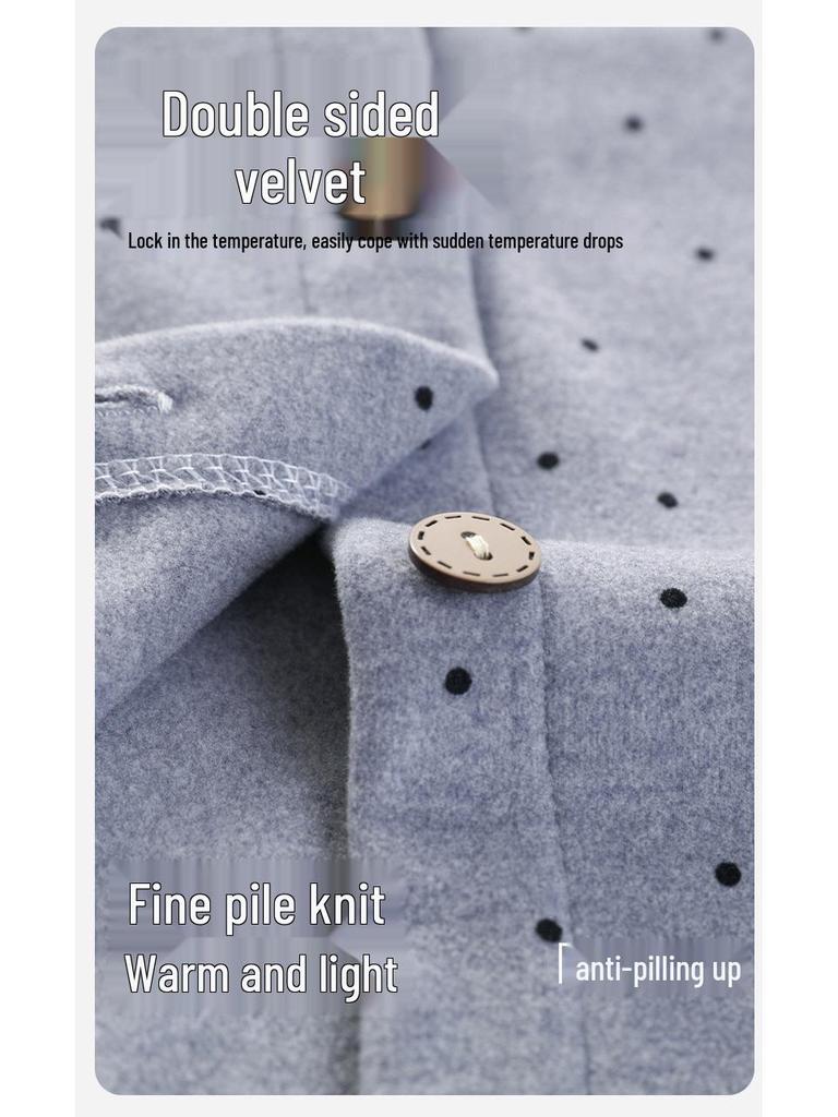 Women's Velvet Pajama Set - Thick, Sweet, and Cozy for Fall/Winter 2025