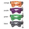 Bowknot Halloween Cat Collar Adjustable Cat Bow Tie  Ghost Festival