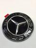 Genuine Engine Hood Gloss Laurel Wreath with Tape Mercedes-Benz Emblem, Black, C,