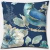 Flower and Bird Printing Series Pattern Pillowcase Square Pillowcase Home Office Decoration Pillowcase