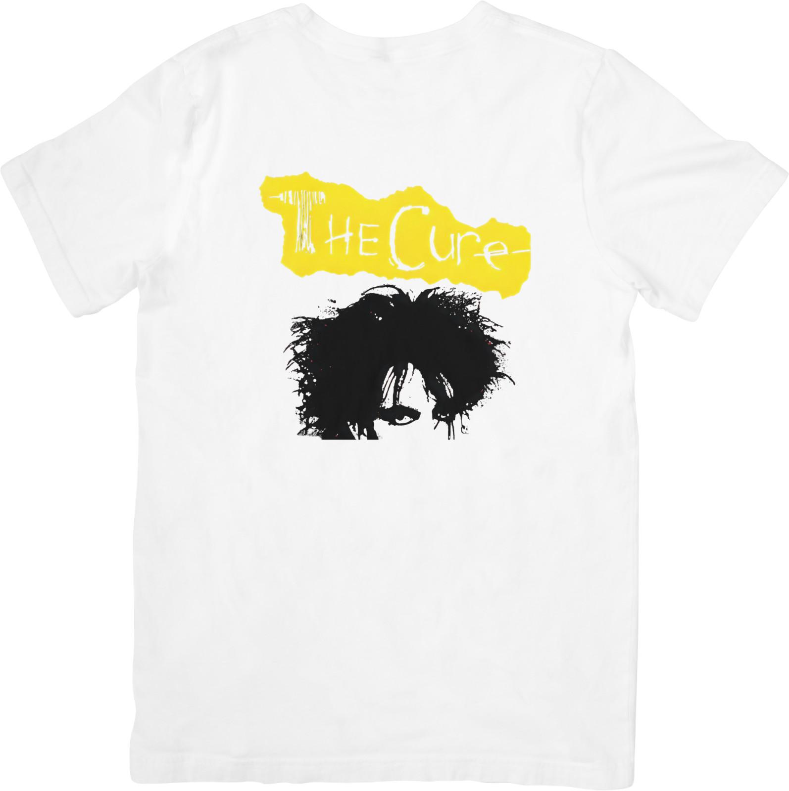 

The Cure Music Fit for Men Women Quality Cotton T-Shirt White. L