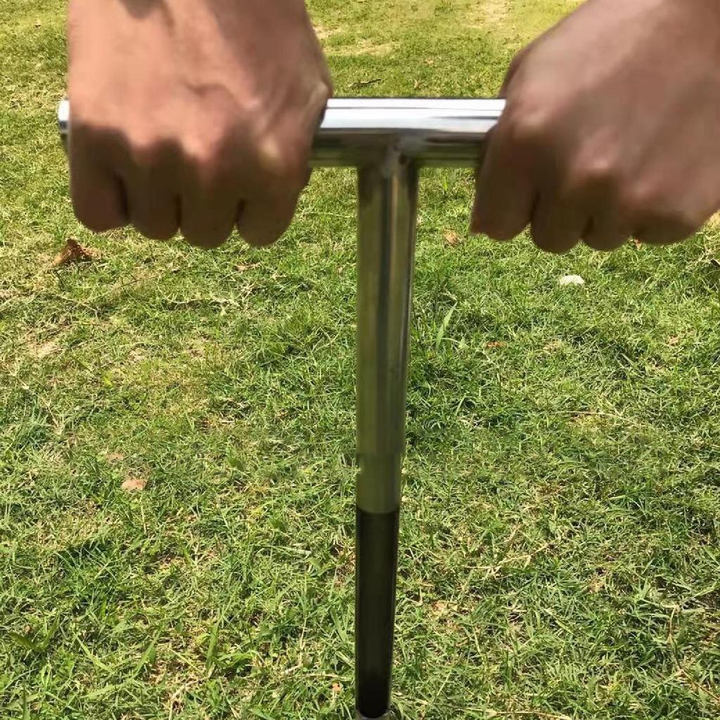 Bodenprobenehmer Sonde Testkit Edelstahl Pflegewerkzeug Probe für Golf