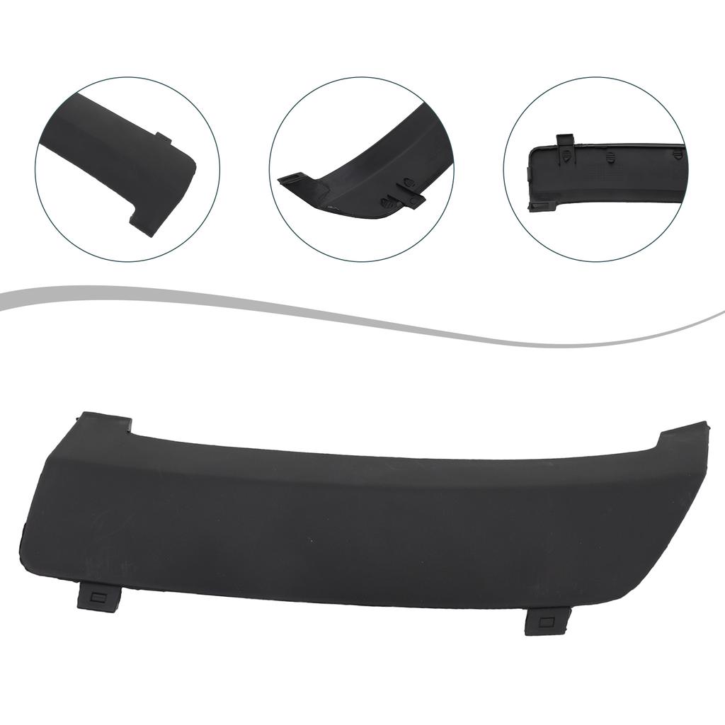 Practical Rear Bumper Tow Hook Eye Cap Cover Tow Hook Eye Cover Black 8A6117K922AB5ZCT For Ford Fiesta 2008-2016