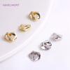High Quality Irregular Loose Spacer Beads 18K Gold Plating Brass Asymmetrical Beads DIY Jewelry Making Accessories Wholesale