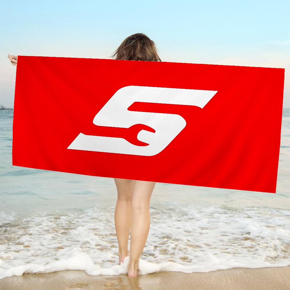 S-Snap On LOGO Microfiber Beach Towel Absorbent Quick dry Soft Yoga Swimming Resort Mountain Climbing Towel