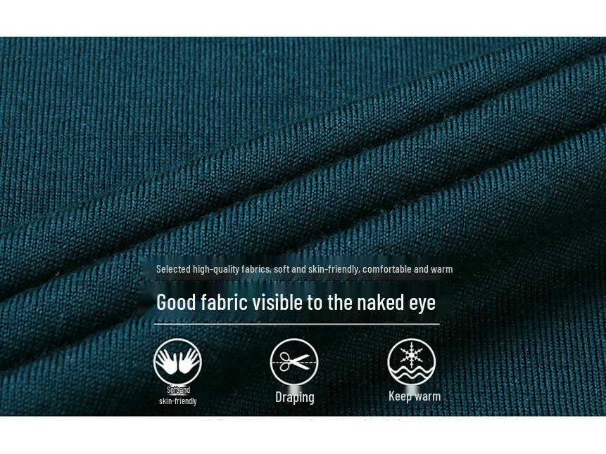 2025 Winter Machine Washable 100% Wool Men's Lapel Sweater - Warm, Solid Color, Versatile Casual Wear for Middle-Aged Dads