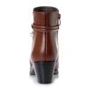 Comemore  New Fashion Soft Leather Ankle Boot High Heels Zipper Shoe Warm Fur Winter Boots Female Women Shoes Plus Size 43