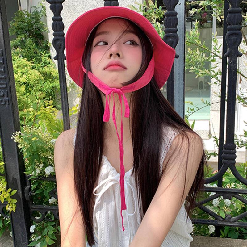 Lettering Pastel Floppy Hat C1 Pink PINK