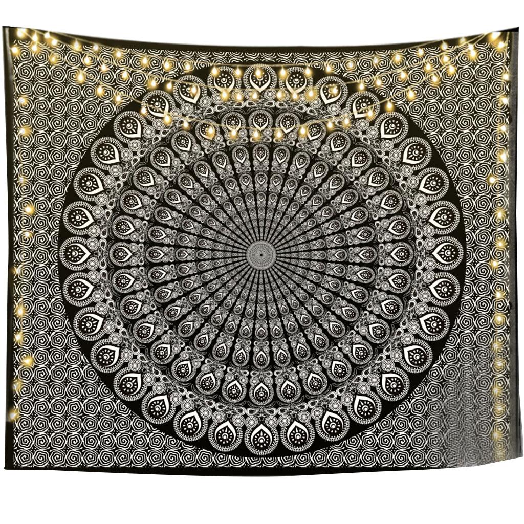 For Teenager's Home Decor Datura Indian Mandala Prints Wall Tapestry