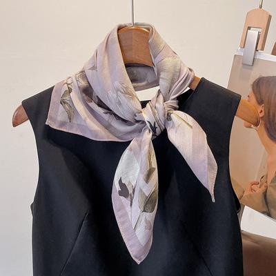 Colorful Silk Scarf for Women,solid Color Silk Scarf for Women