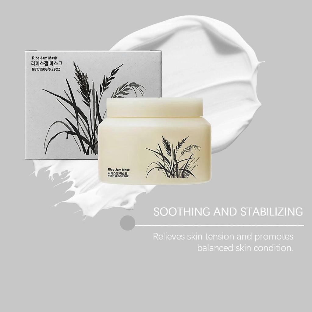 Omezený čas!!Hanchobit Hydratační a omlazující maska z rýžové buničiny Jemně hydratační Čištění obličeje a zjemnění pleti Aplikace masky