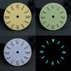 28.5MM Dial Size Green Luminous Dial Colorful Watch Movement Dial for NH35 8215 2836 Watch