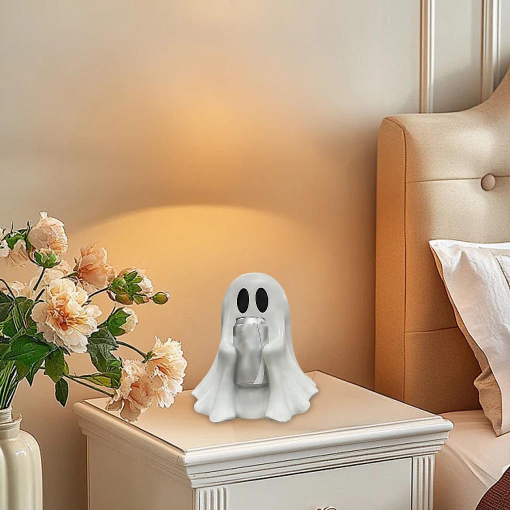 Ren Ghosts Holding Statue Display Stand Elevate Halloween Decor And Spark Conversations