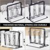 Yardwe Cup Drying Rack Japanese- Style Iron Mug Glass Bottle Organizer Tree Beer Wine Glass Shelf Drainer Stand Shelf Hook for Home Counter