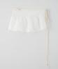 Heary Iris Layered Wrap Skirt_Ivory