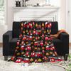 Firefighter Theme Printed Blanket for Sofa Bed Travel Camping Living Room Office Conditioning Blanket for All Seasons Gifts