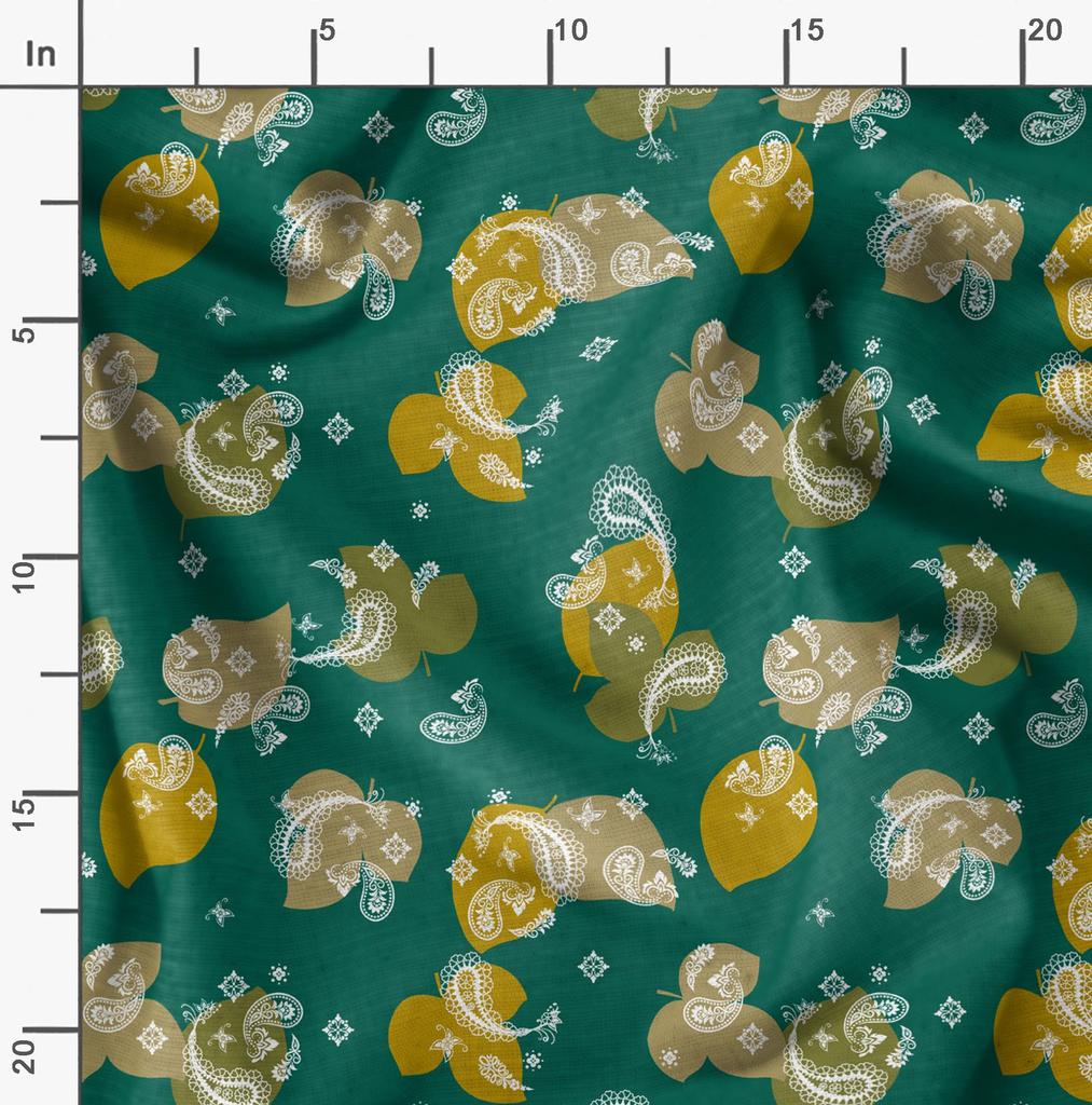 Soimoi Floral Print, Silk Fabric, Decor Sewing Fabric by The Yard 42 Inch Wide,  Decorative Fabric for Shirts Suits Ties, Black &