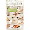 1.6L Mini Electric Rice Cooker Double-layer with Steamer 300W/600W Power Non-Stick Hot Pot with Handle for Dorm Home Office