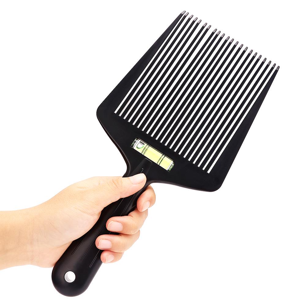 Men's Level Comb for Slicked Back & Flat Top Hair – Precision Hair Cutting & Grooming Tool