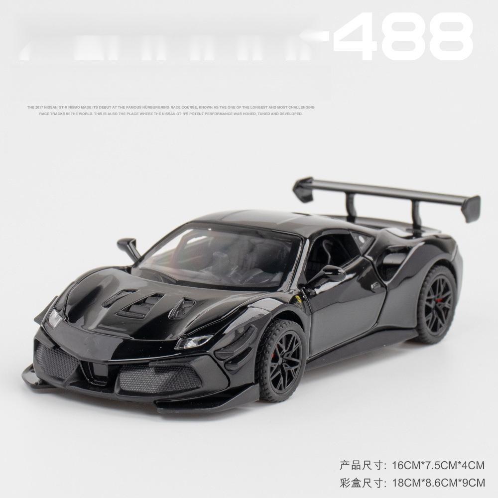 1:32 Ferrari Laferrari SF90 P80C 488 Legierungs Auto Modell Diecasts Metall Spielzeugfahrzeuge Auto Modell Simulation Ton Licht Sammelgeschenke