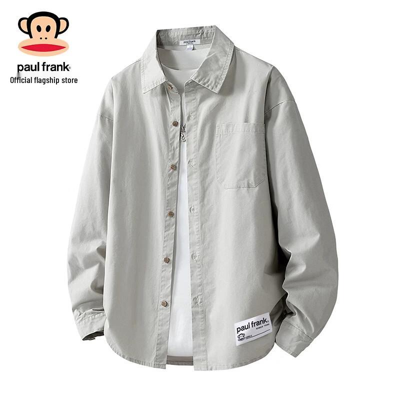 Paul Frank Men's Pure Cotton Casual Long Sleeve Shirt