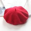 Women'S Wool Beret | Face Slimming Winter Warm | Solid Color Cashmere Blend | Vintage Painter Hat