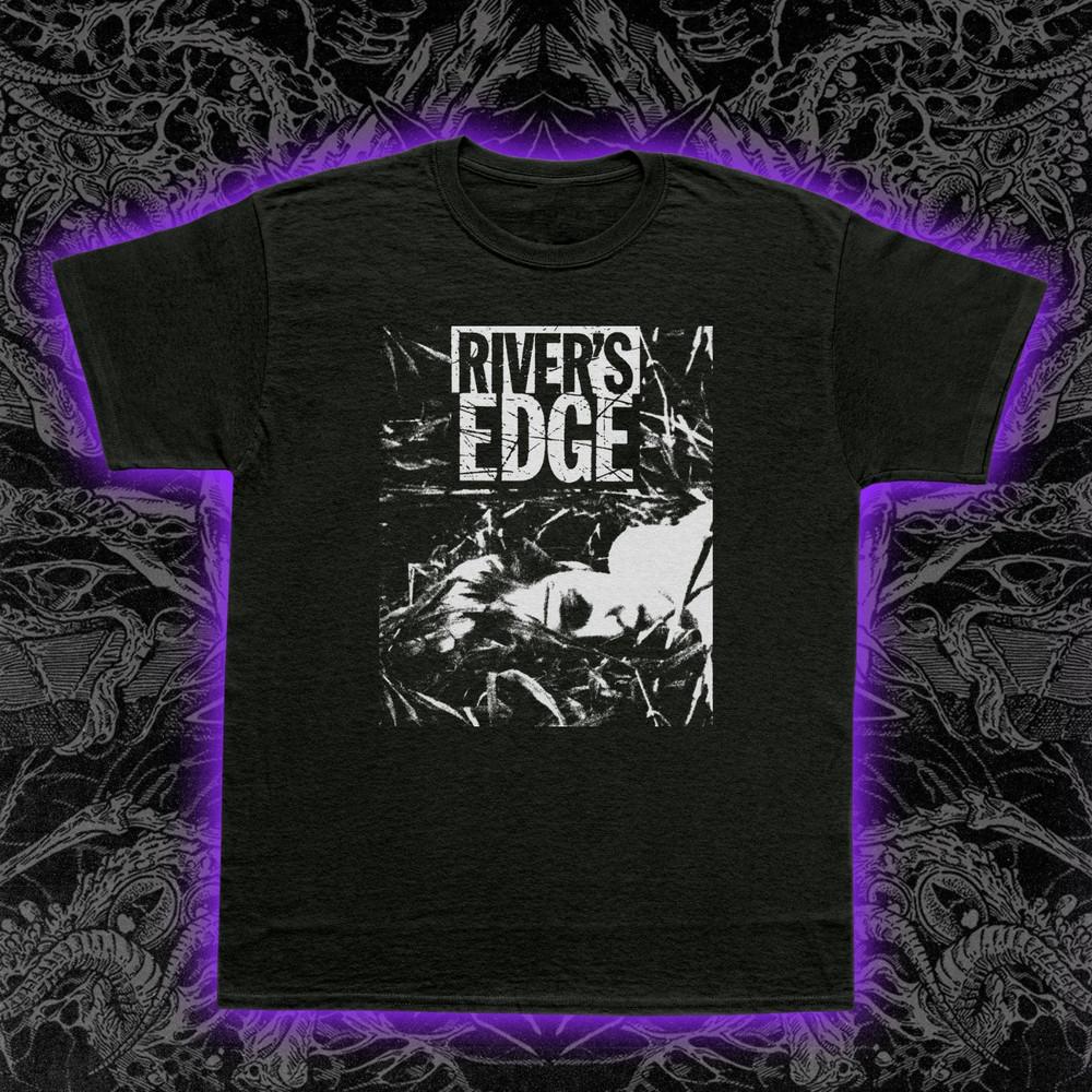 River’s Edge T-Shirt 1986 Cult Movie Keanu Reeves Crispin Glover Graphic Tee