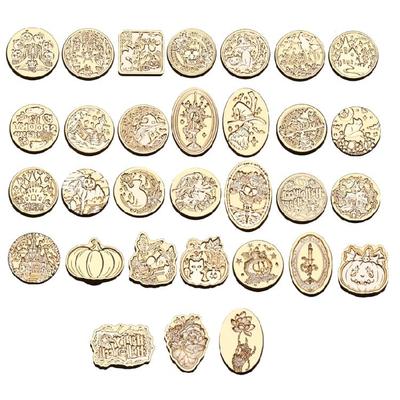 Spinnen Wachssiegelstempel Dekorative Siegel Halloween Serie Siegelwachsstempel Messingkopf für Hochzeit Scrapbooking Dekorationen