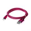 1/2/3m Nylon Braided Charger Type C Fast Data Cable for Samsung Galaxy S8