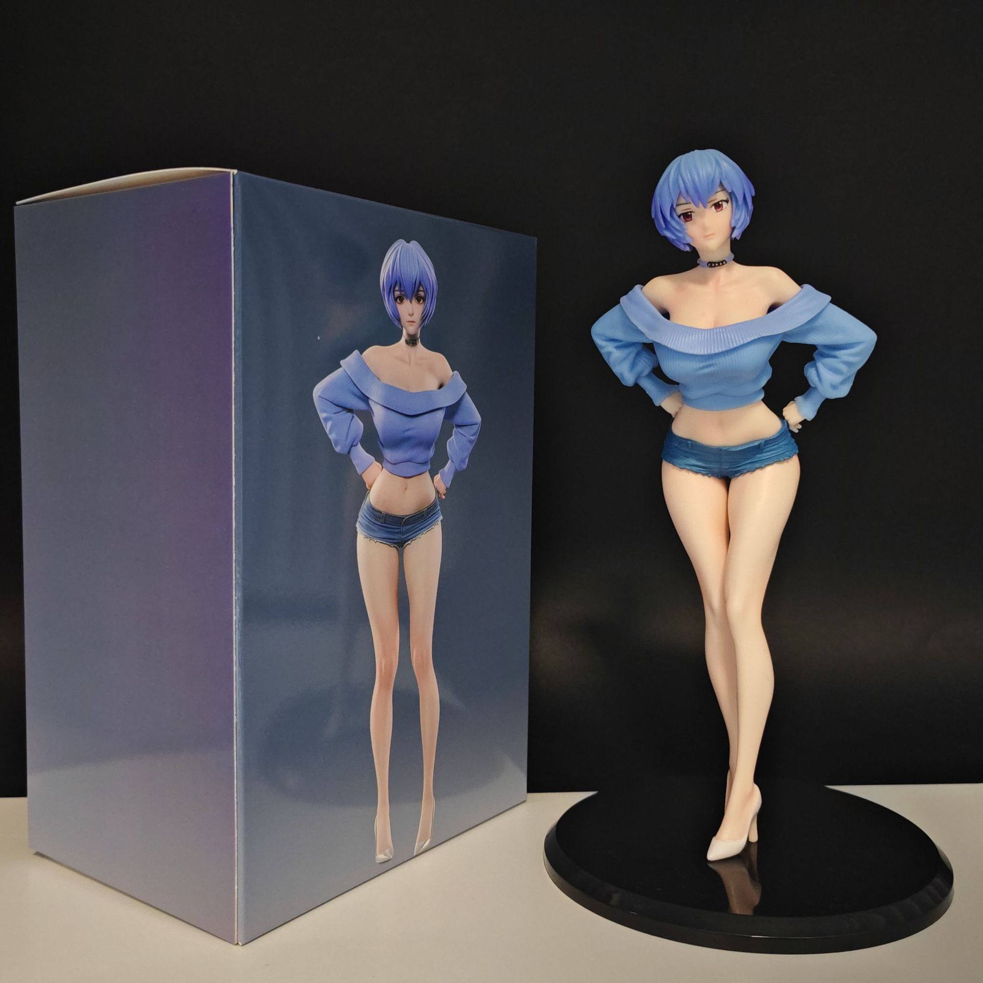 

Neon Genesis Ayanami Rei Sexy Anime Girl Action Figurine Figurine Model Statue Table Decoration Collection Plaything Anime Fans Gifts